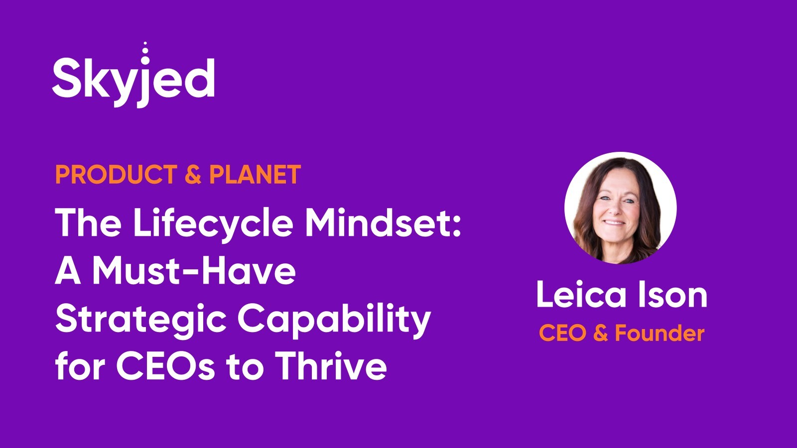 The Lifecycle Mindset: A Must-Have Strategic Capability for CEOs to Thrive