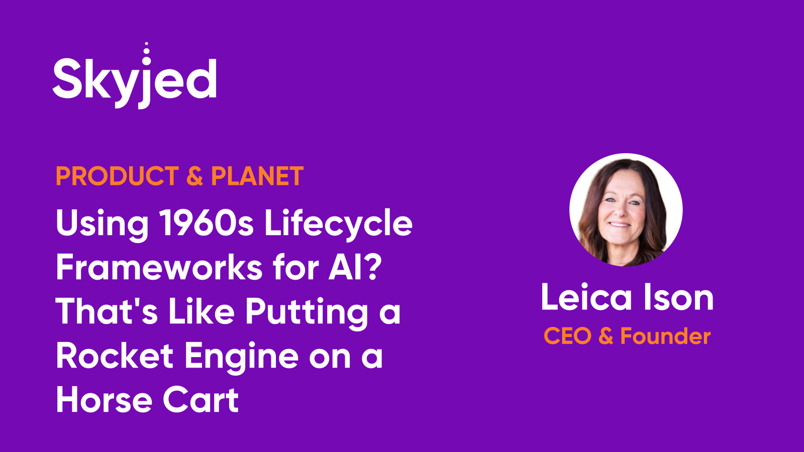 Using 1960s Lifecycle Frameworks for AI? That's Like Putting a Rocket Engine on a Horse Cart