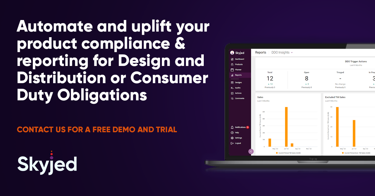 Uplift your product compliance for DDO or Consumer Duty with Skyjed